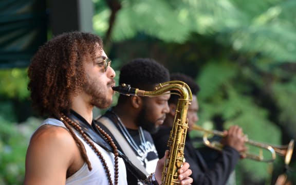 Ezra Collective performing at WOMAD 2020