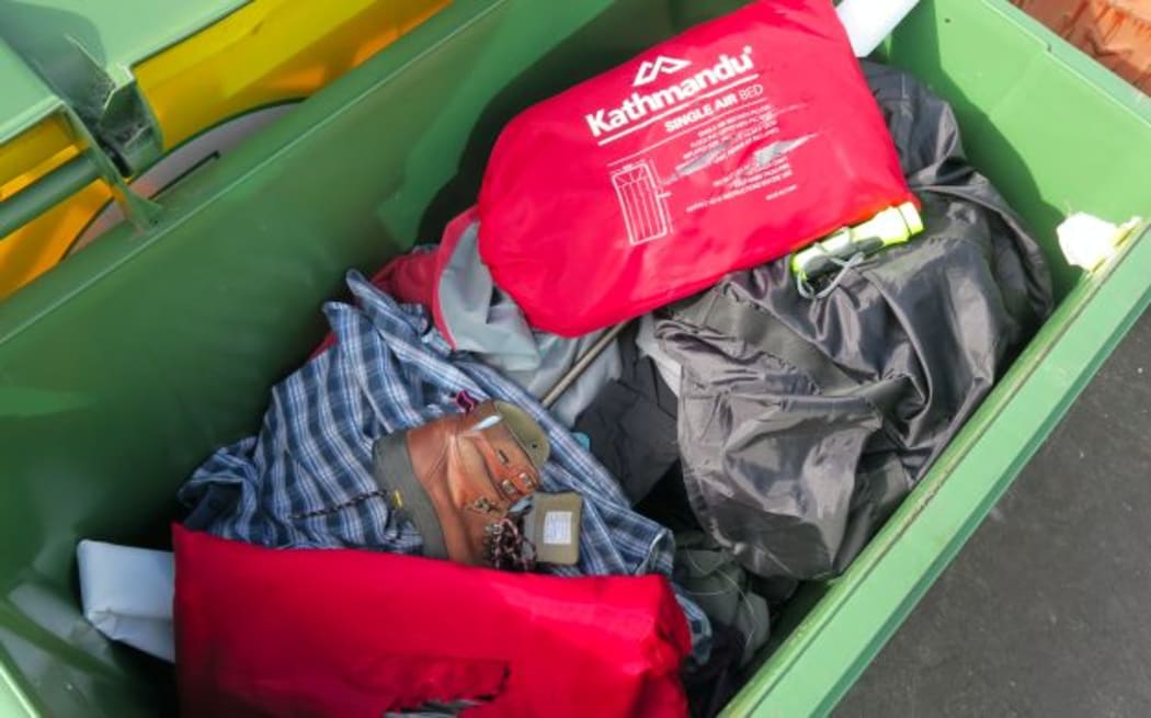 There are claims Kathmandu goods were  deliberately destroyed  and tossed in a skip.