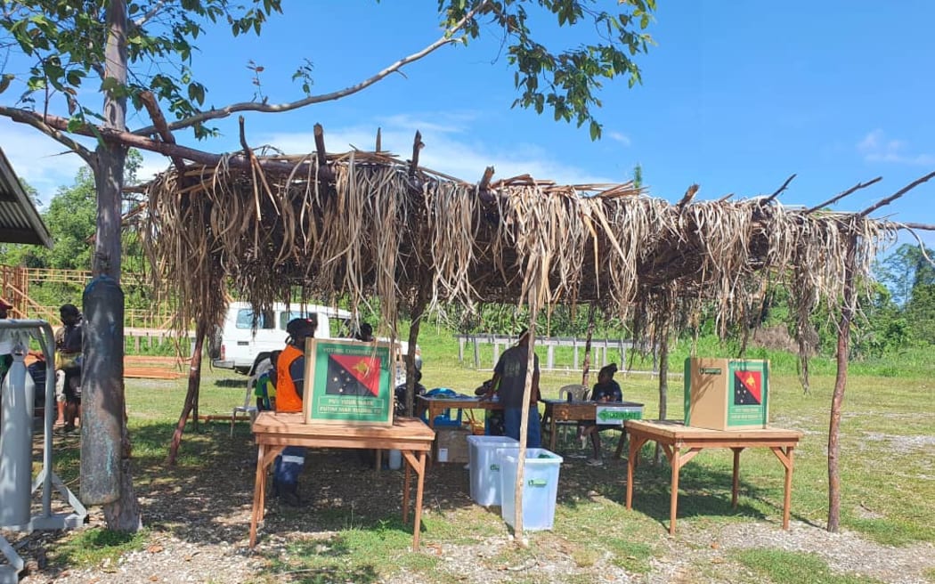 Voting in the PNG election