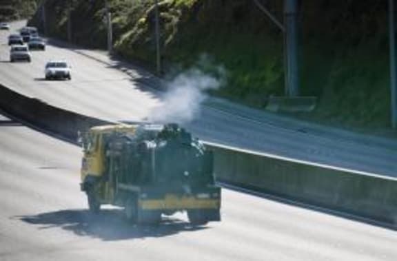 Smoky truck