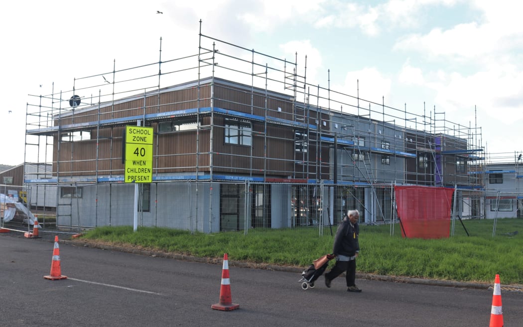 The Kaikohe housing development while still under construction at the corner of Broadway and Tawanui Road in June this year.