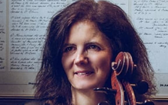 Cellist Edith Salzmann, Artistic Director of the Akaroa Music Festival.