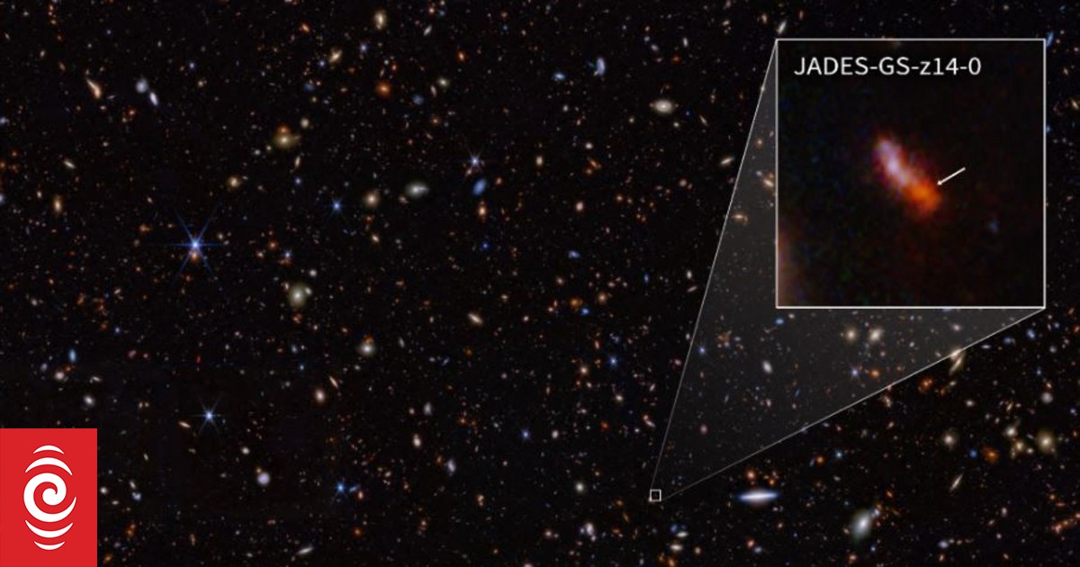 La galaxia más antigua conocida, descubierta por el telescopio Webb, es un faro para el amanecer cósmico