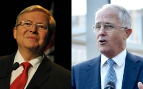 Kevin Rudd and Malcolm Turnbull