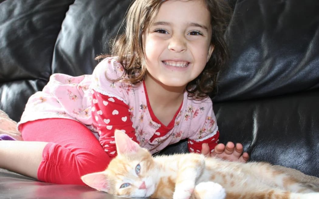 Quigley's daughter Elizabeth was aged around four when they adopted Muffin and his brother Marshmallow. They were her first pets.