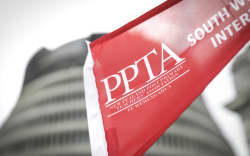 PPTA aanounced today that they will take strike action next year. PPTA president Jack Boyle and vice president Melanie Webber.