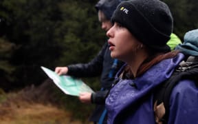 Navigation training at Boyle River Outdoor Education Centre.