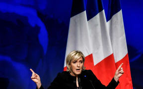 French far-right presidential candidate Marine Le Pen.