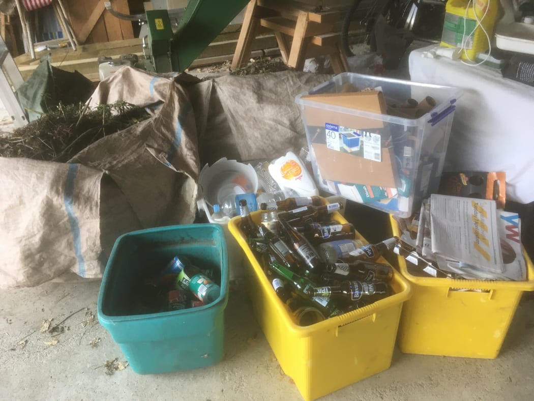 Refuse and recycling has been piling up in Wairarapa homes during the Covid-19 coronavirus lockdown.
