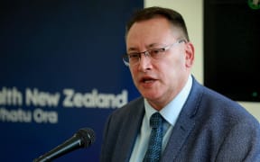 Shane Reti at a government health announcement in Whangarei