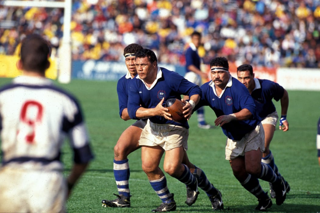 Peter Fatialofa played 34 tests for Manu Samoa and also coach the Manusina women's national team.