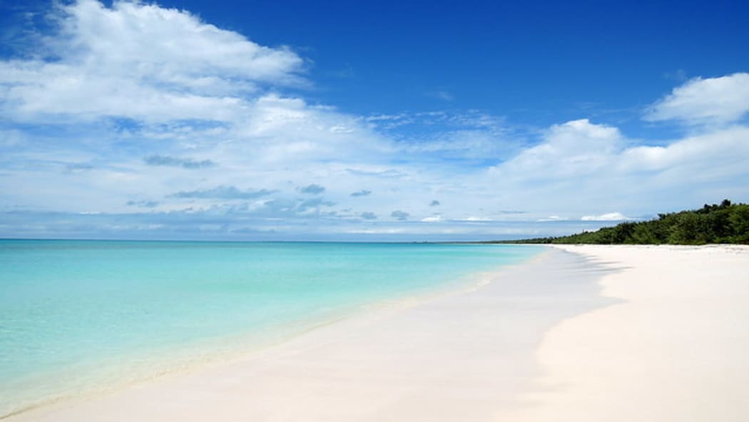 An Ouvea beach