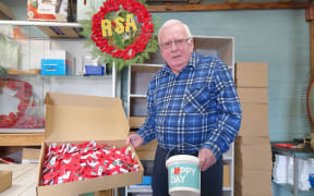 Hamilton RSA Poppy Day co-ordinator Pat McCarthy.