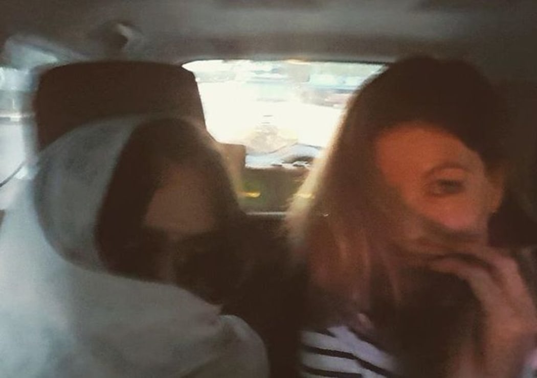 Schapelle Corby (left) posted this photo of herself and her sister on Instagram as they were preparing to leave Bali.