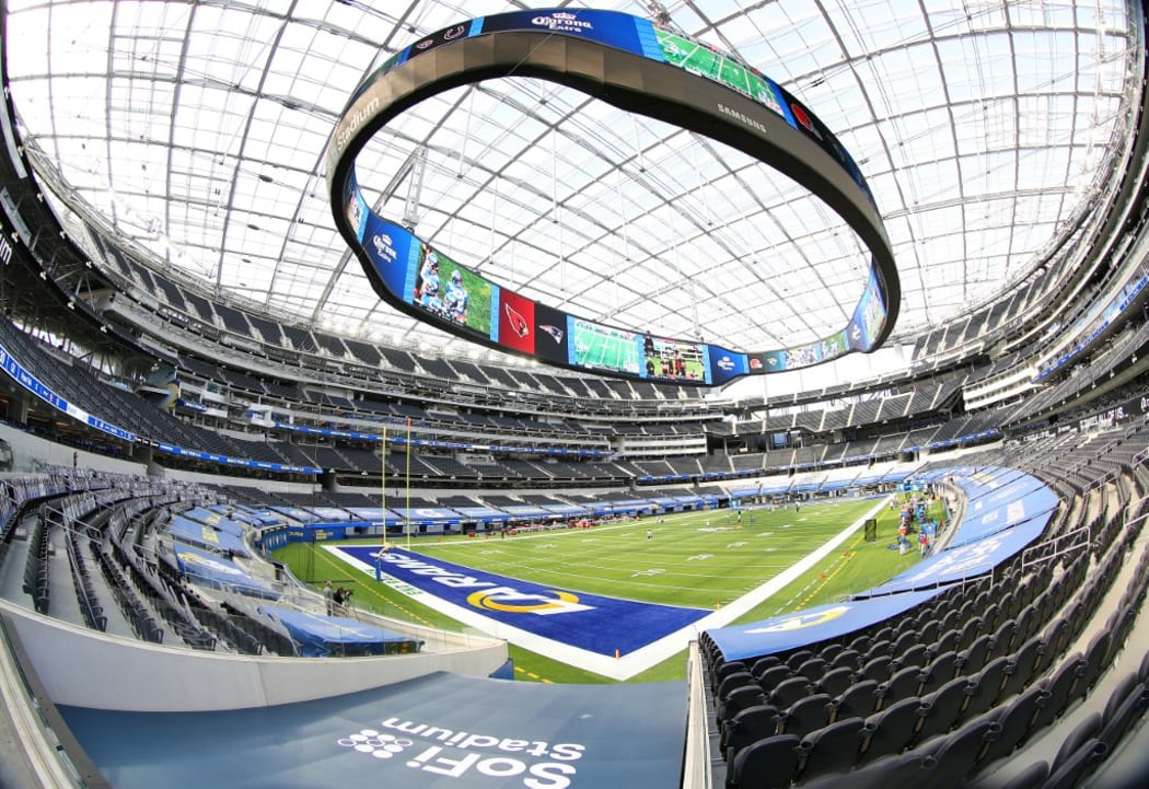 A view before the game between the San Francisco 49ers and the Los Angeles Rams at SoFi Stadium on November 29, 2020 in Inglewood, California.