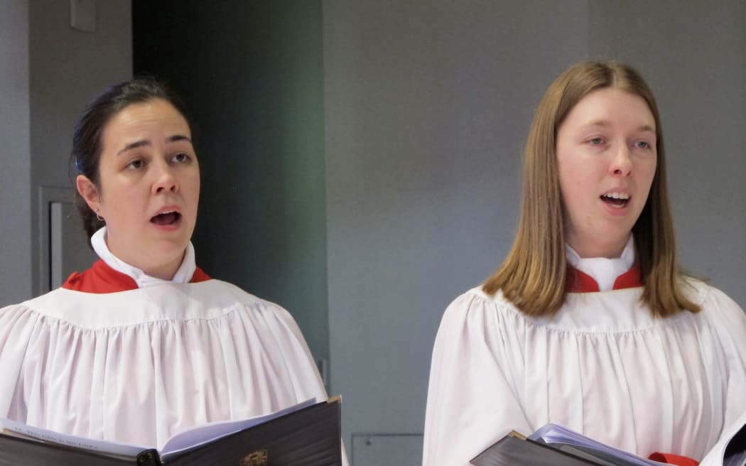 Members of the cathedral choir