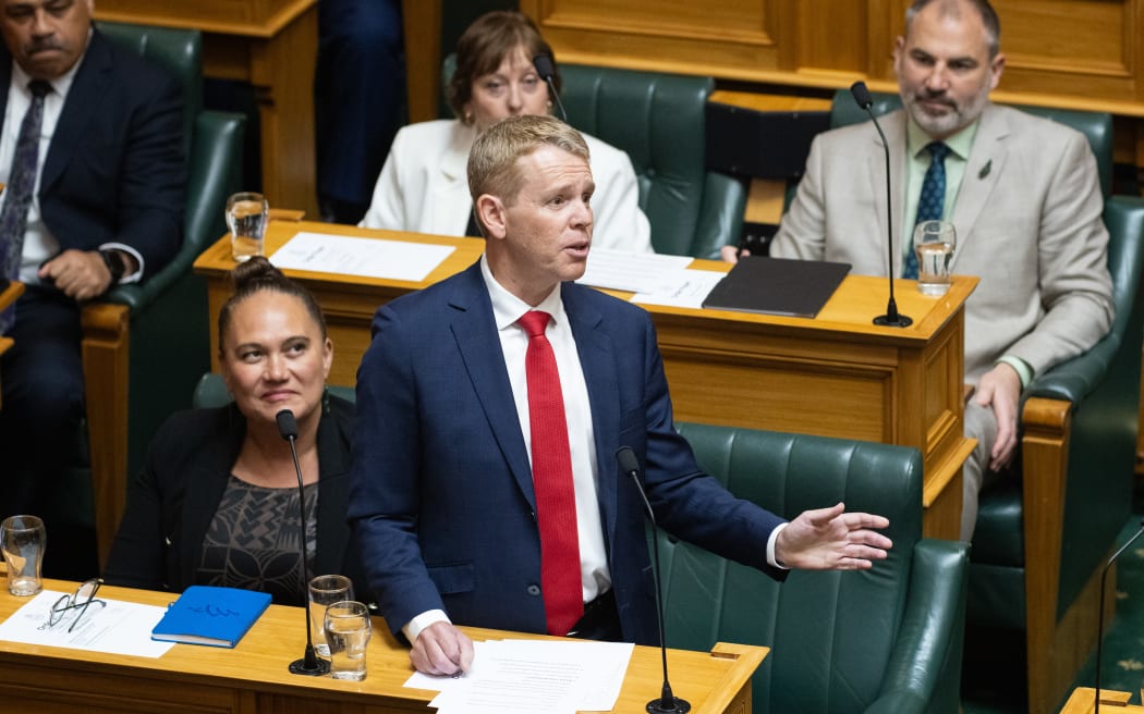 Chris Hipkins speaks in the 2026 Debate in the Prime Minister's Statement.