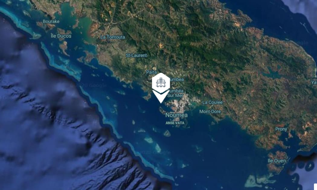 The location of the Le Laperouse