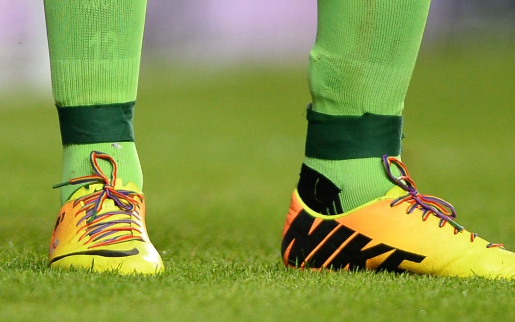 Rainbow laces.