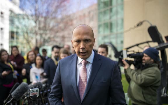 Australia's Home Affairs Minister Peter Dutton.