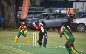 PNG's Tanya Ruma top-scored with a run-a-ball 66 against Vanuatu.
