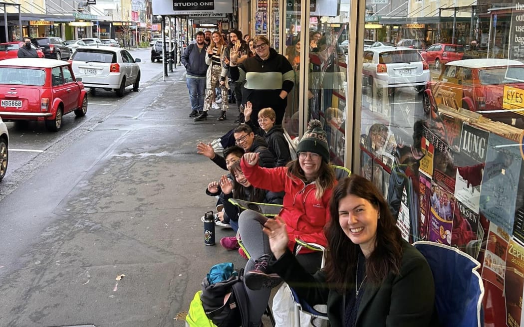 Record Store Day at Slow Boat Records in Wellington, 2023.