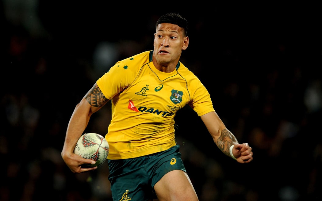 Israel Folau in action for the Wallabies.