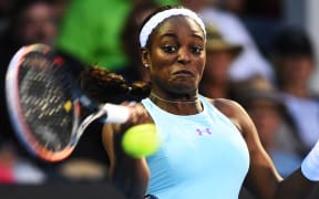 American Sloane Stephens has advanced to the final at Auckland's ASB Tennis Classic.