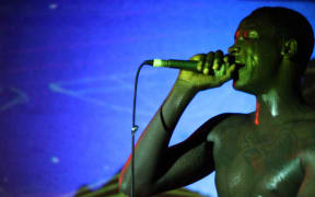 Bangs performing at Puppies.
