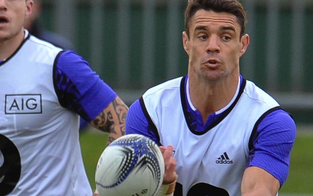 Dan Carter prepares for his final test in Christchurch.