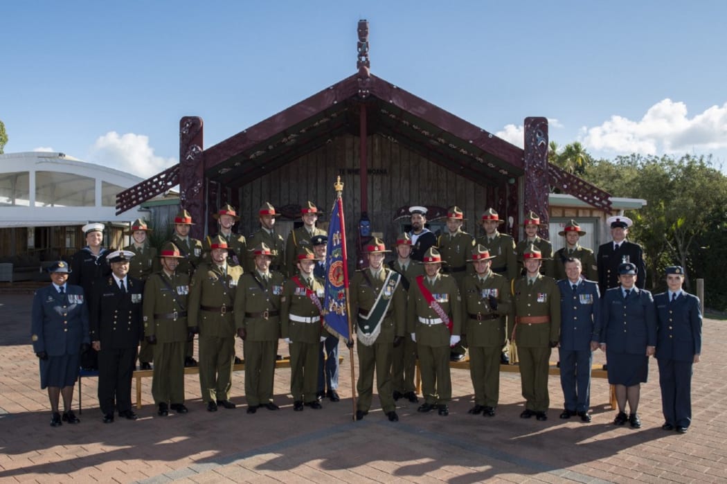 The New Zealand Defence Force contingent attending commemorations for the 75th Anniversary of the Battles of Cassino, in Italy.