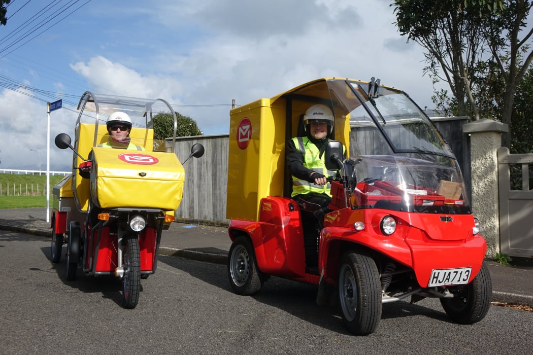 NZ Post's new electric vehicles.