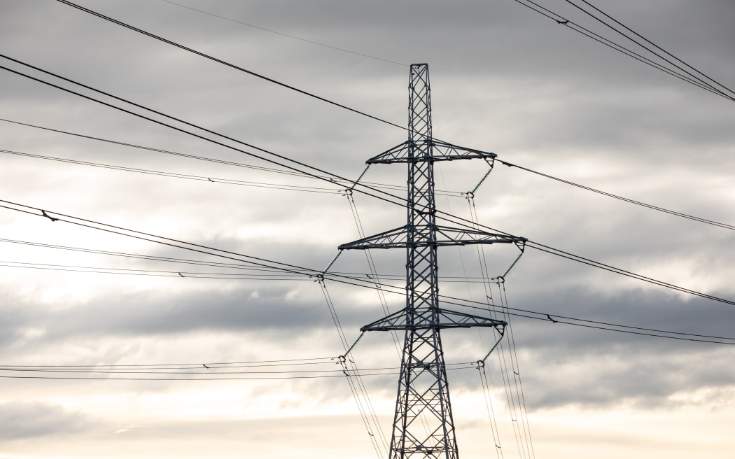 Power lines near Tiwai