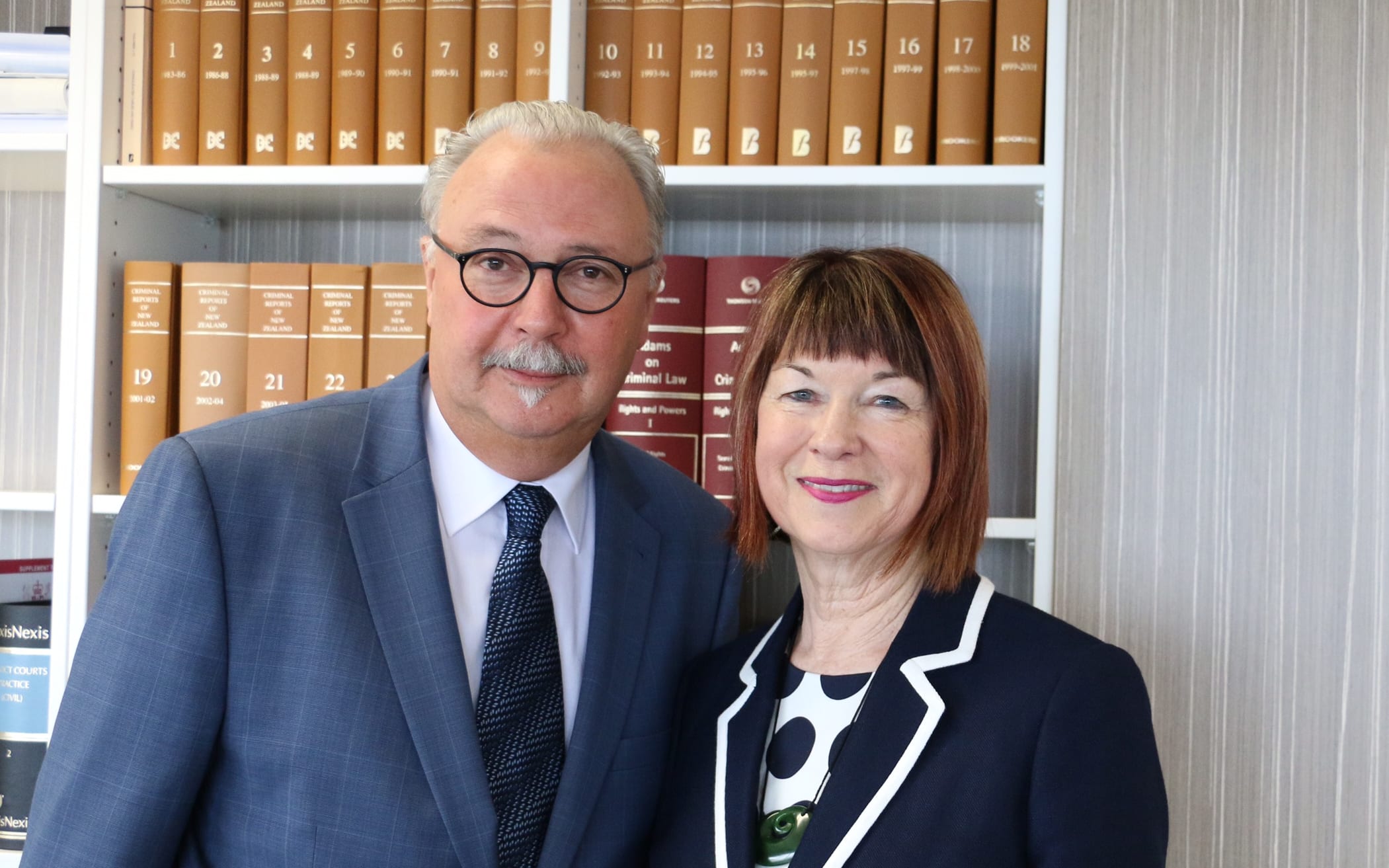 Judge Peter Rollo and Judge Annis Somerville.