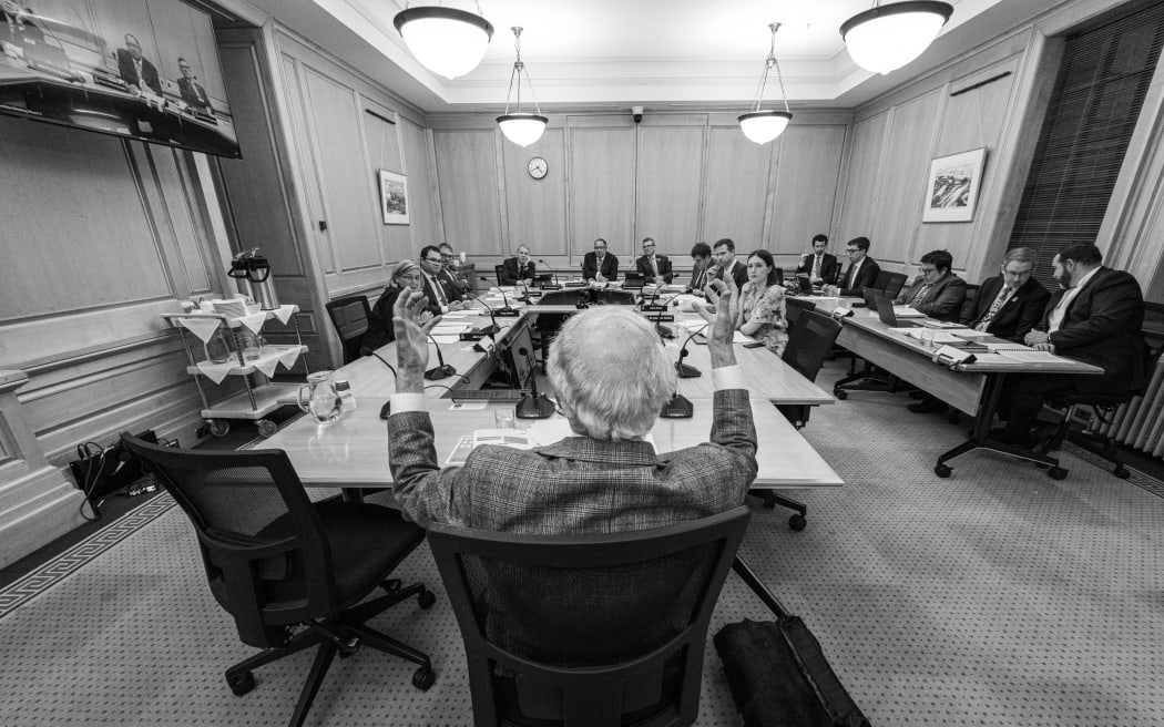 Parliament's Standing Orders Committee hears evidence from a submitter, the former Prime Minister Sir Geoffrey Palmer for the 2023 Review of Standing Orders.