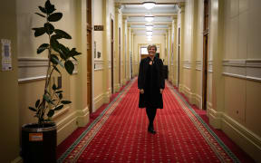Green Party MP Jan Logie at Parliament, 15 June 2023