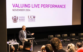 Minister Paul Goldsmith at the National Summit on the Economic and Wellbeing Value of Live Performance in Aotearoa New Zealand