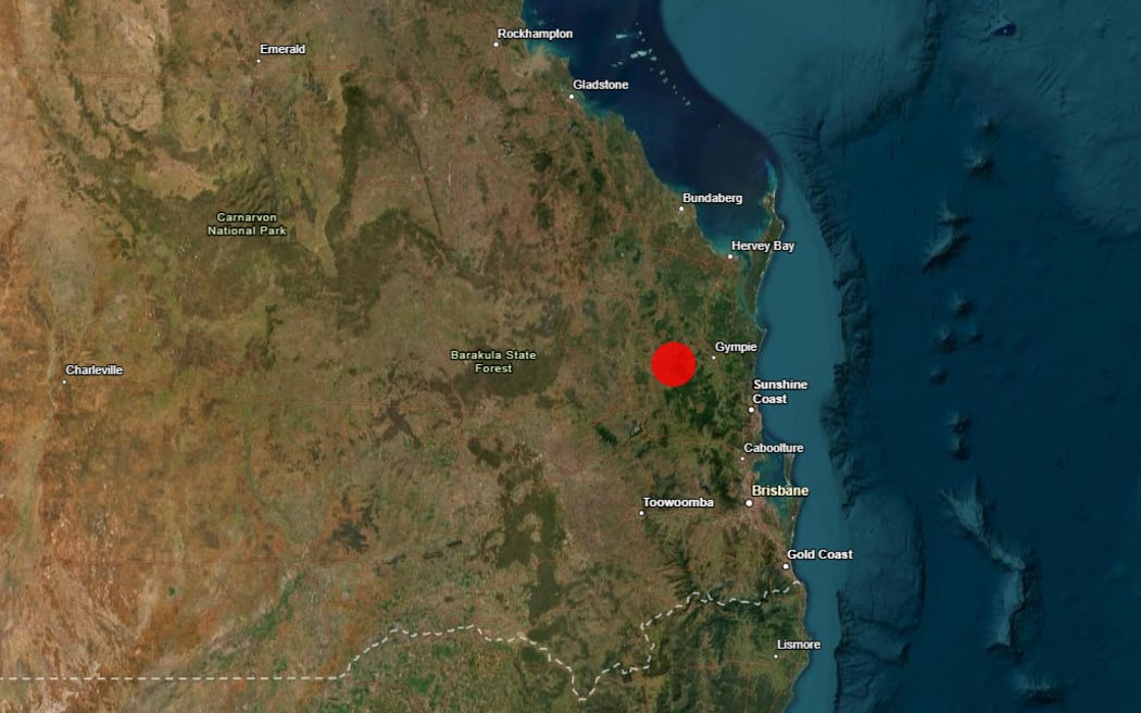 Geoscience Australia measured a large quake north of Brisbane at magnitude 5.6, and 10km depth, on the morning of Saturday 16 August, 2025.