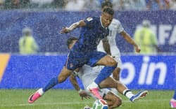 PHILADELPHIA, PENNSYLVANIA - JUNE 22: Kylian Mbappé of France in action during the FIFA World Cup 2026 Group I match between France and Iraq at Philadelphia Stadium on June 22, 2026 in Philadelphia, United States. (Photo by Sathire Kelpa/Eurasia Sport Images/Getty Images)