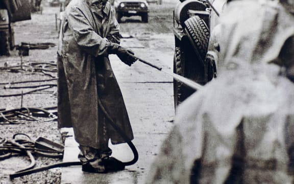 Decontamination at Chernobyl