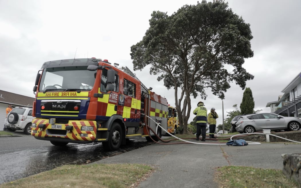 A vegetation fire in Spinnaker Reserve in Whitby.