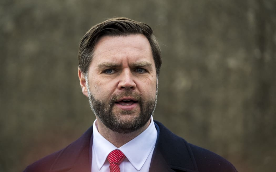 US Vice President JD Vance on 13 February, 2025, after arriving in Bavaria, to take part in the Munich Security Conference.