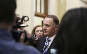 14062016 Photo: RNZ/Rebekah Parsons-King. John Key talks about the effects of the Orlando shooting.