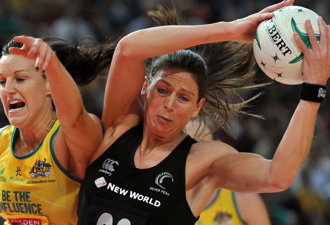 Former Silver Fern Irene van Dyk