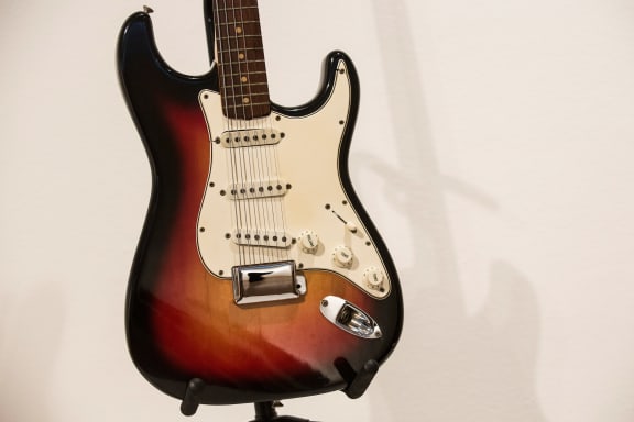The guitar that caused such offence in 1965.