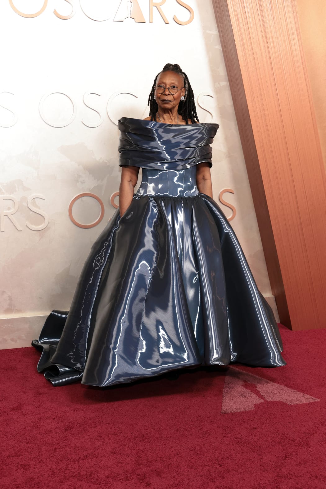 HOLLYWOOD, CALIFORNIA - MARCH 02: Whoopi Goldberg attends the 97th Annual Oscars at Dolby Theatre on March 02, 2025 in Hollywood, California.   Monica Schipper/Getty Images/AFP (Photo by Monica Schipper / GETTY IMAGES NORTH AMERICA / Getty Images via AFP)