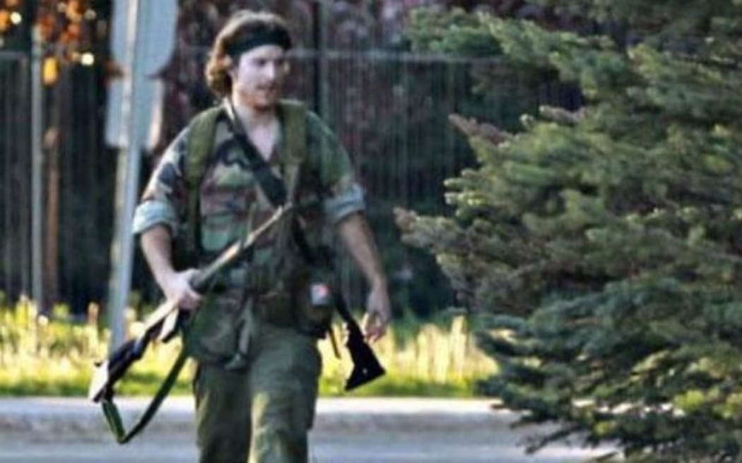 The picture of the gunman released by the Royal Canadian Mounted Police.