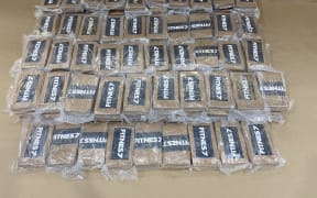 The operation resulted in the seizure of 140 kilograms of cocaine at the Ports of Auckland yesterday.