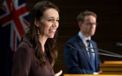 -POOL- Photo by Mark Mitchell: Prime Minister Jacinda Ardern during the post-Cabinet press conference with director general of health Dr Ashley Bloomfield, the Beehive, Parliament, Wellington. 08 November, 2021.