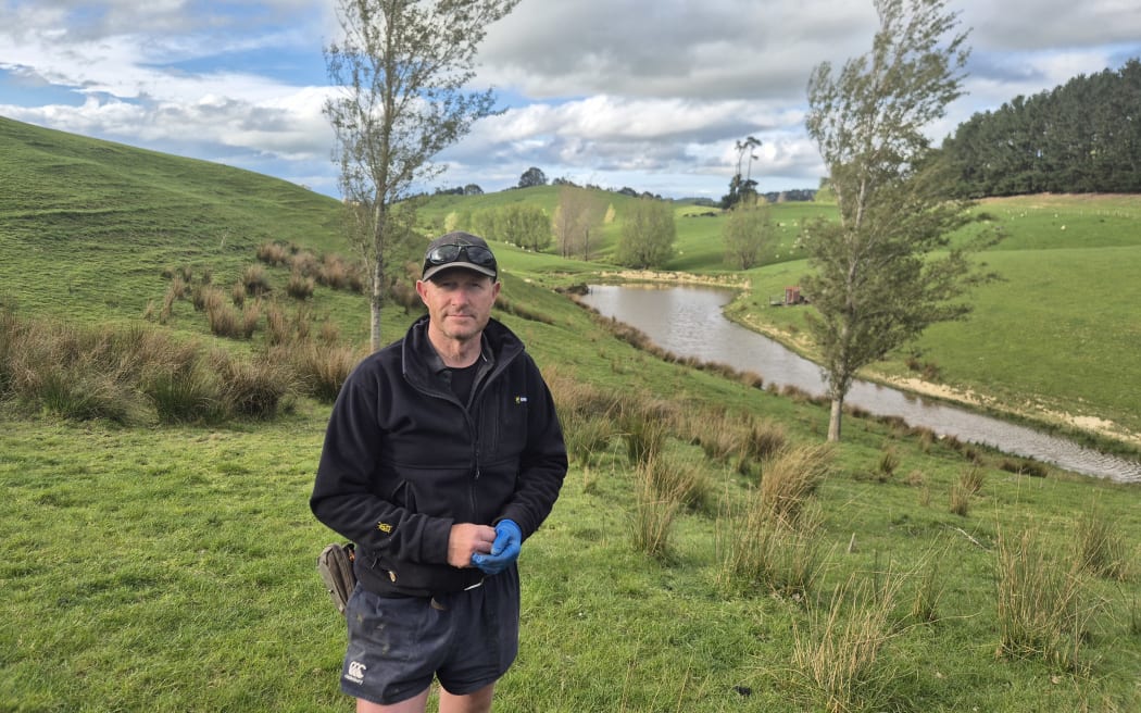 Wairarapa sheep, beef and deer farmer Paul Crick at his Gladstone farm, Glenside.